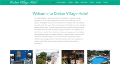 Desktop Screenshot of cretanvillagehotel.com